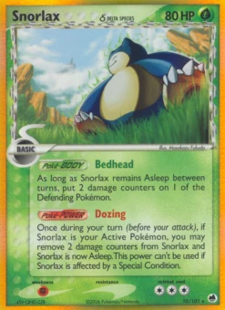 Snorlax δ (010/101) Holo RareReverse Holofoil