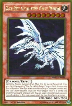 Blue-Eyes Alternative White Dragon (MVP1-ENG46) Gold Rare1st Edition