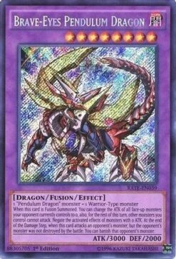 Brave-Eyes Pendulum Dragon (RATE-EN039) Secret RareUnlimited