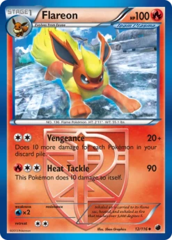 Flareon (012/116) UncommonReverse Holofoil