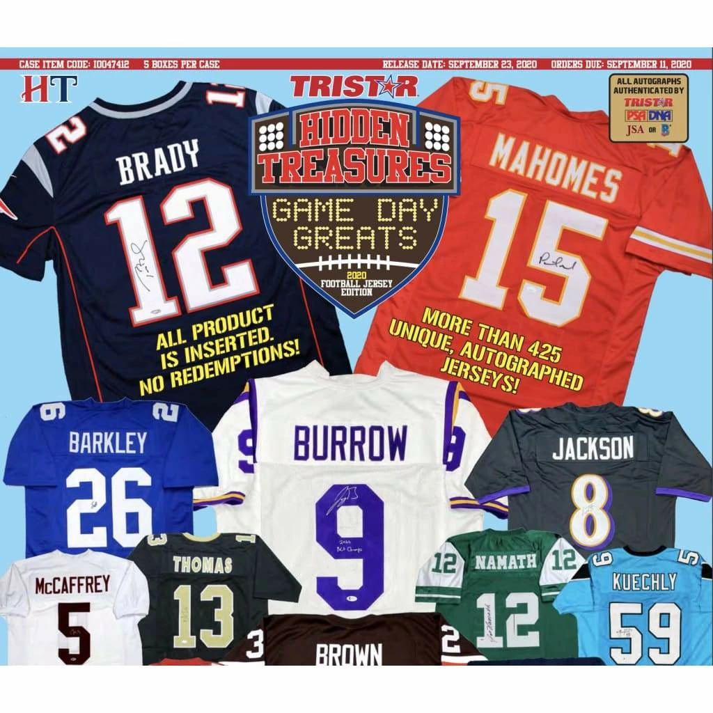 20 Tristar Football Ht Game Day Greats Jerseys Series3 4 20 Tristar Football Ht Game Day Greats Jerseys Series3 - Image 2