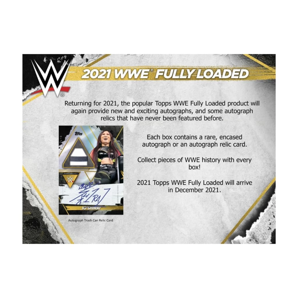 2021 Topps WWE Fully Loaded Wrestling Hobby Box 3 2021 Topps WWE Fully Loaded Wrestling Hobby Box