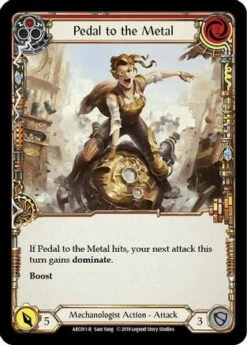 Pedal To The Metal (Red) (ARCANE RISING) 1st Edition Rainbow Foil