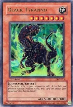 Black Tyranno (IOC-075) Ultra Rare1st Edition