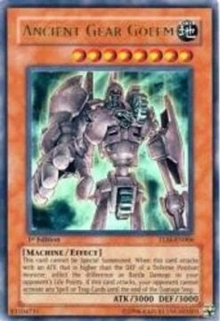 Ancient Gear Golem (TLM-EN006) Ultra Rare1st Edition