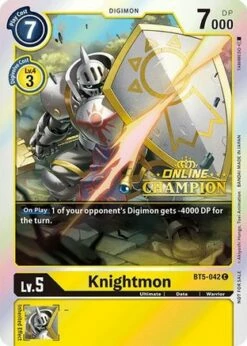 Knightmon - BT5-042 (2021 Championship Online Regional) [Online Champion] (BT5-042 C) PromoFoil