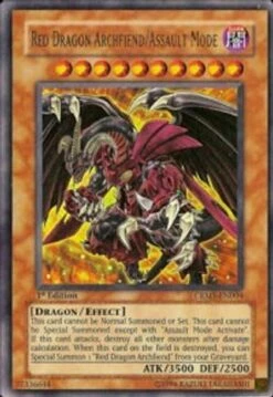 Red Dragon Archfiend/Assault Mode (CRMS-EN004) Ultra Rare1st Edition
