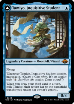 Tamiyo, Inquisitive Student // Tamiyo, Seasoned Scholar (MH3-242) Foil