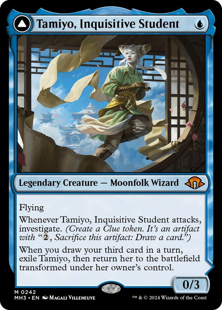 Tamiyo, Inquisitive Student // Tamiyo, Seasoned Scholar (MH3-242) Foil 3 Tamiyo, Inquisitive Student // Tamiyo, Seasoned Scholar (MH3-242) Foil