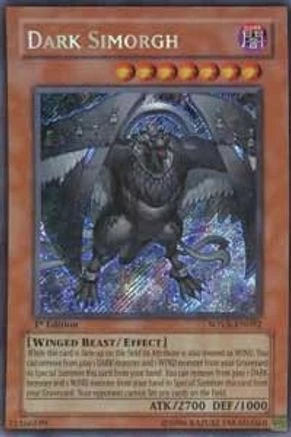 Dark Simorgh (SOVR-EN092) Secret Rare1st Edition 3 Dark Simorgh (SOVR-EN092) Secret Rare1st Edition