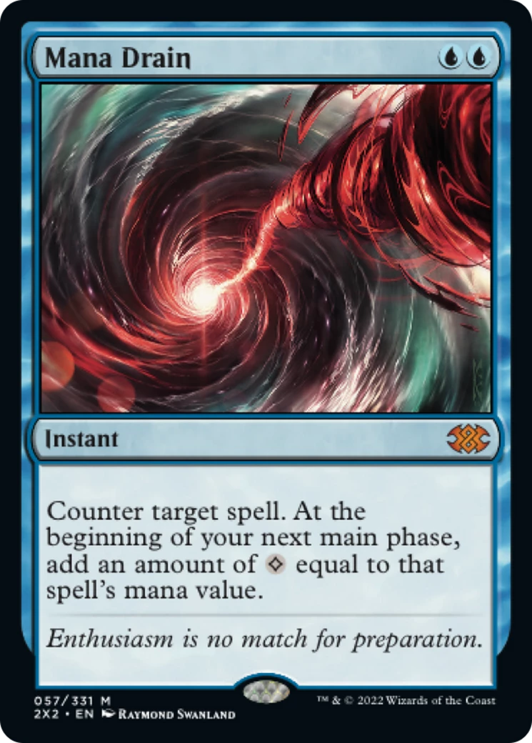 Mana Drain (2X2-057)Foil 3 Mana Drain (2X2-057)Foil