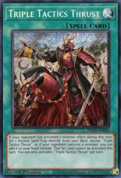 Triple Tactics Thrust - PHHY-EN069 - 1st Edition - Secret Rare - Photon Hypernova