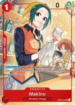 Makino (Japanese 1st Anniversary Set) OP02-015 UC One Piece Promotion Cards