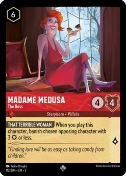 Madame Medusa - The Boss (112//204) - Into The Inklands Cold Foil