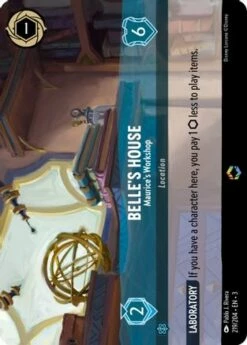 Belle's House - Maurice's Workshop (Alternate Art) (219/204) - Into The Inklands Holofoil