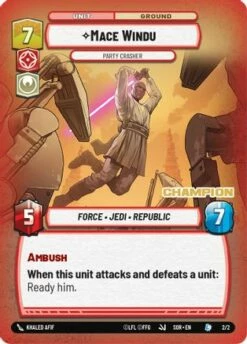 Mace Windu - Party Crasher (Champion) (STORE SHOWDOWN PROMOS)