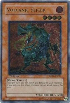 Volcanic Slicer (UTR) (FOTB-EN012) Ultimate Rare1st Edition