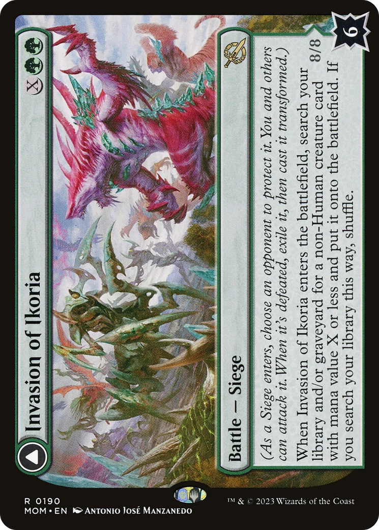 Invasion Of Ikoria // Zilortha, Apex Of Ikoria (MOM-190) Foil 3 Invasion Of Ikoria // Zilortha, Apex Of Ikoria (MOM-190) Foil
