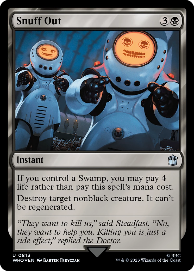 Snuff Out (WHO-813) Foil 3 Snuff Out (WHO-813) Foil