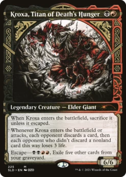 Kroxa, Titan Of Death's Hunger (SLD-225): (Showcase)Foil