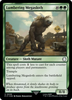 Lumbering Megasloth (PIP-608) Foil