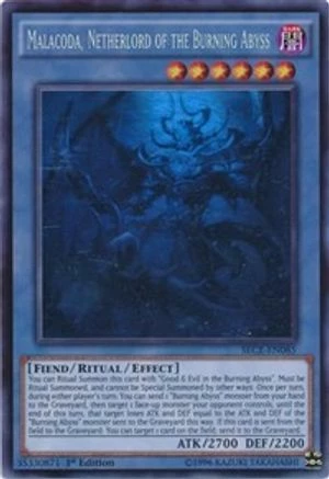 Malacoda, Netherlord Of The Burning Abyss (Ghost Rare) (SECE-EN085) Ghost Rare1st Edition 3 Malacoda, Netherlord Of The Burning Abyss (Ghost Rare) (SECE-EN085) Ghost Rare1st Edition