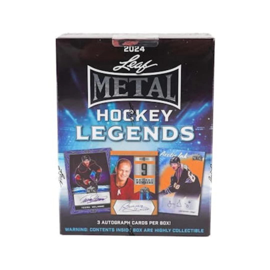 2023-24 Leaf Metal Hockey Legends Hobby Box 3 2023-24 Leaf Metal Hockey Legends Hobby Box