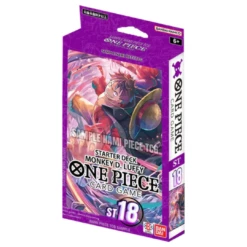 Bandai One Piece TCG: Purple Monkey D. Luffy – Starter Deck Starter Deck ST-18 (Pre Order)
