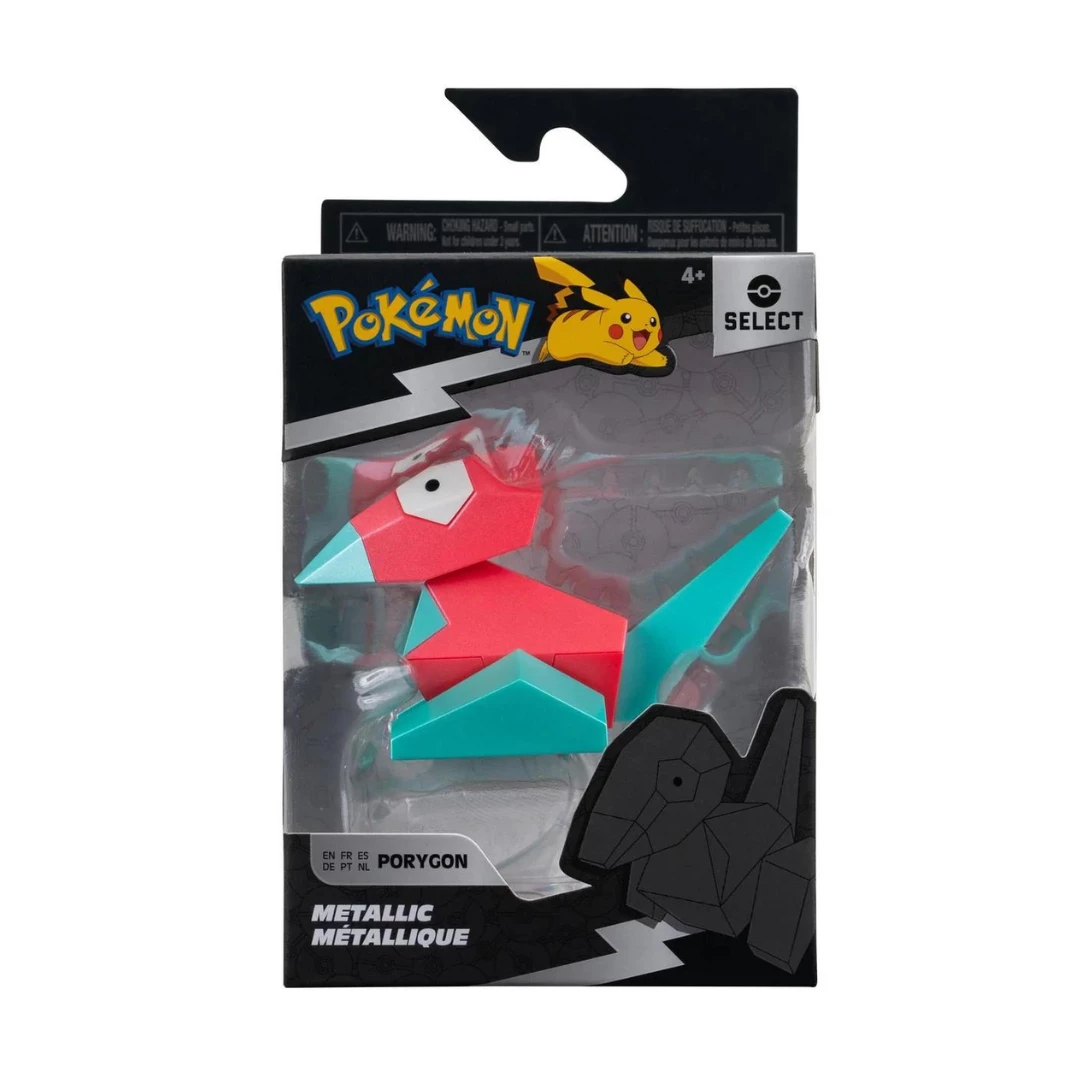Pokemon Select Metallic Battle Figure Porygon 3 Pokemon Select Metallic Battle Figure Porygon