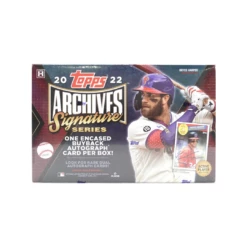 2022 TOPPS ARCHIVES SIGNATURE SERIES BASEBALL (ACTIVE PLAYER) HOBBY BOX