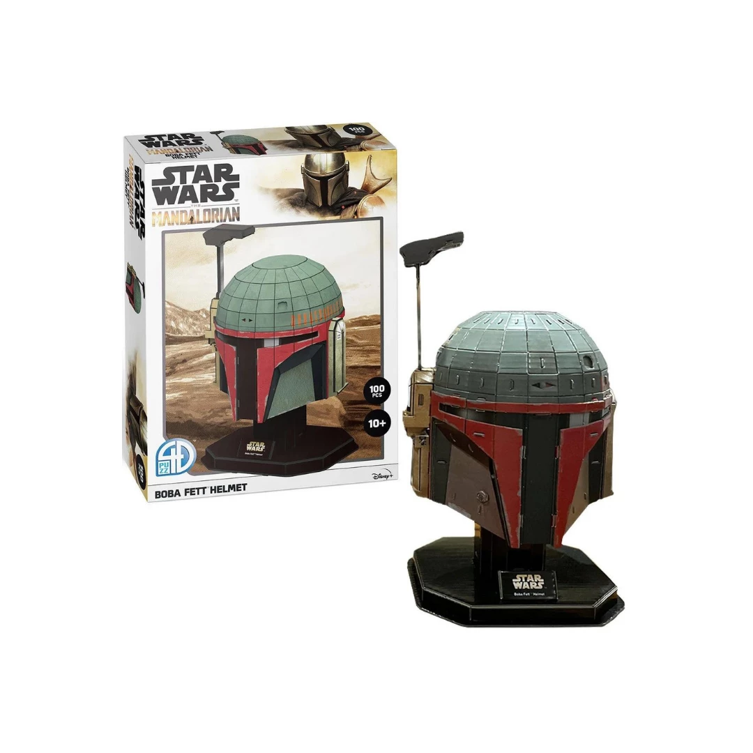 Star Wars: The Mandalorian Boba Fett Helmet Medium 3D Model Kit 3 Star Wars: The Mandalorian Boba Fett Helmet Medium 3D Model Kit