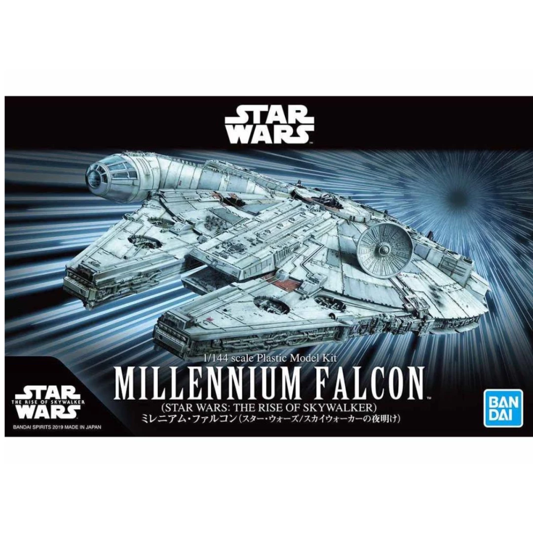 Bandai Star Wars: The Rise Of Skywalker Millennium Falcon 1/144 Scale Model Kit 3 Bandai Star Wars: The Rise Of Skywalker Millennium Falcon 1/144 Scale Model Kit