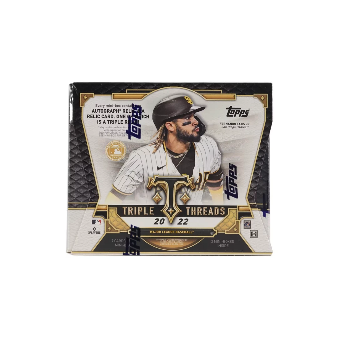 2022 Topps Triple Threads Baseball Hobby Box 3 2022 Topps Triple Threads Baseball Hobby Box