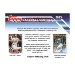 2023 Topps Series 1 Baseball Jumbo Box
