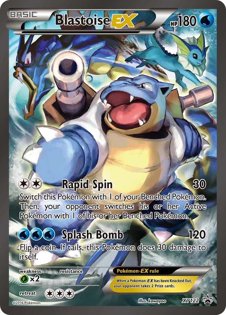 Blastoise-EX (XY122/211) PromoHolofoil 3 Blastoise-EX (XY122/211) PromoHolofoil