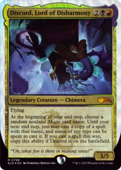Discord, Lord Of Disharmony (SLD-798) Foil