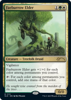 Faeburrow Elder (SLD-1173): (Full Art) Foil