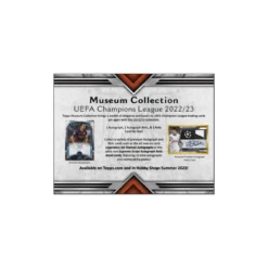 2022-23 Topps UEFA Champions League Museum Collection Soccer Hobby Box
