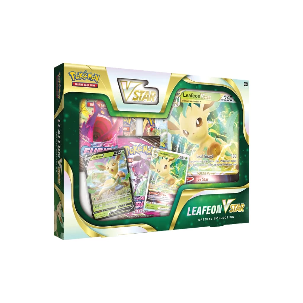 Pokemon Leafeon VStar Special Collection 3 Pokemon Leafeon VStar Special Collection