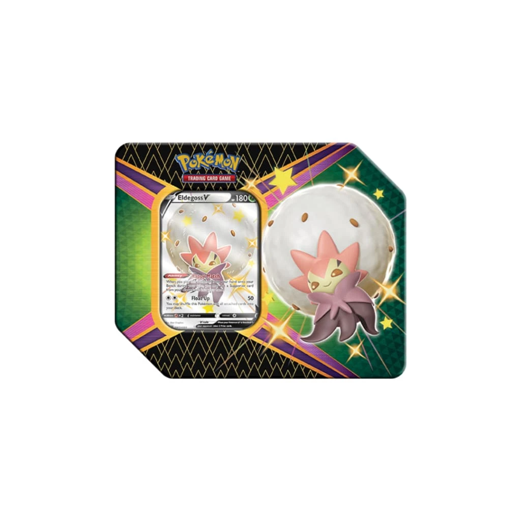 Pokemon - Shining Fates - Tins - Eldegoss V 3 Pokemon - Shining Fates - Tins - Eldegoss V