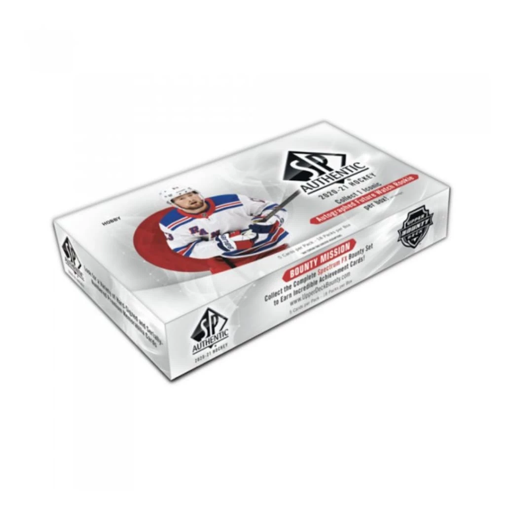 2020-21 Upper Deck SP Authentic Hockey Hobby Box 3 2020-21 Upper Deck SP Authentic Hockey Hobby Box